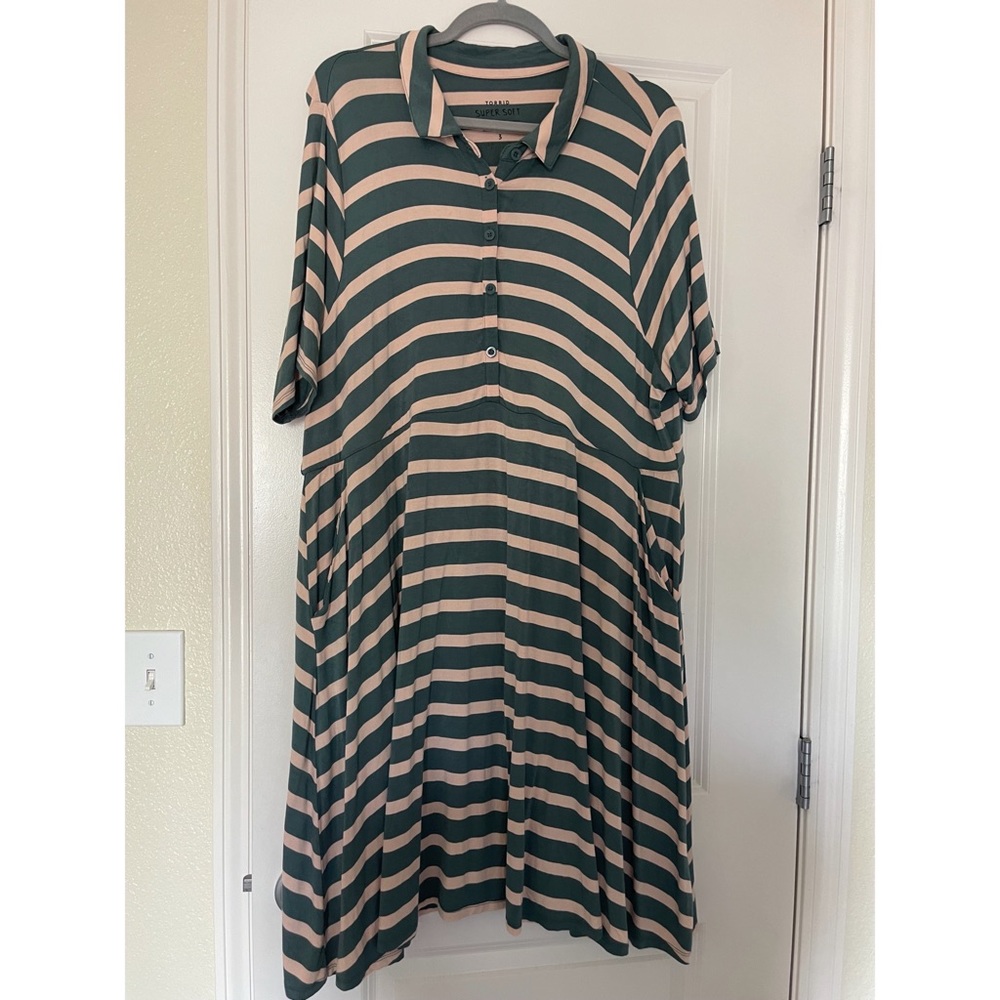 Striped torrid dress